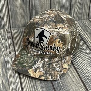 Realtree‎ Edge Great Smoky Mountains Camo Sasquatch Bigfoot Hat Cap Hunting